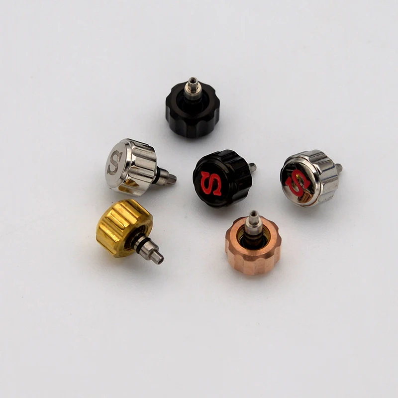 

Stainless Steel Crown Is SuitableFor NH35 And NH36 Movements SKX007 And SKX009 Available In Various Colors Watch Accessories