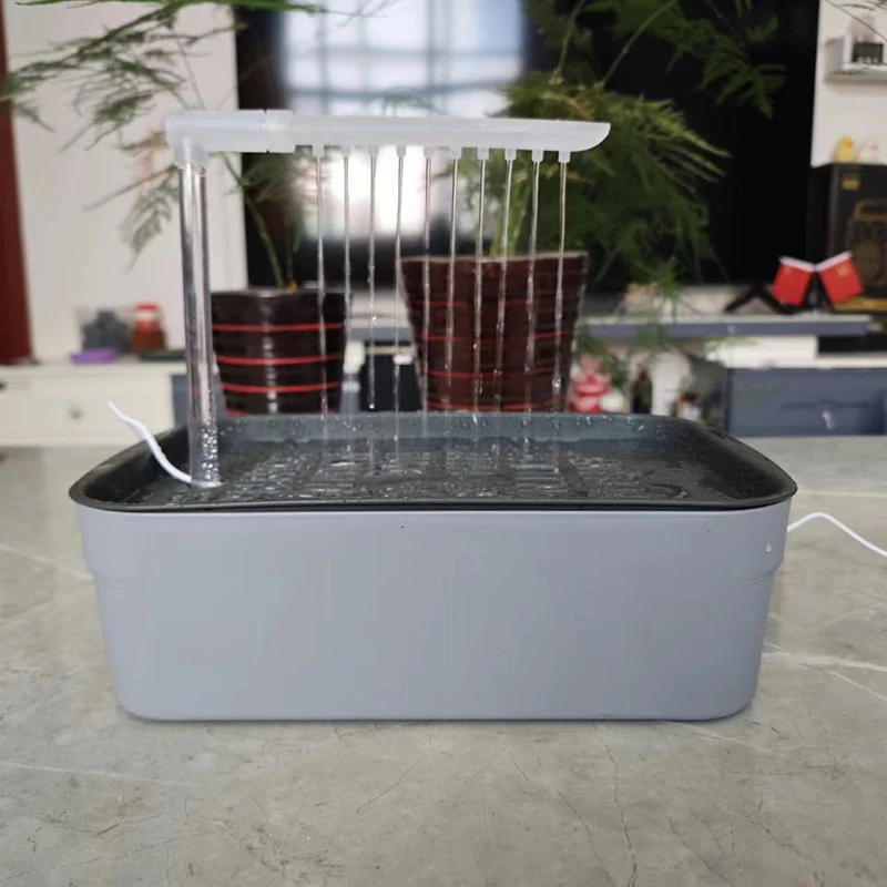 オウム用浴槽 再利用可能 鳥用バスタブ 電動鳥用大型家庭用洗浄バードバス 自動ペットバードシャワー USB付き