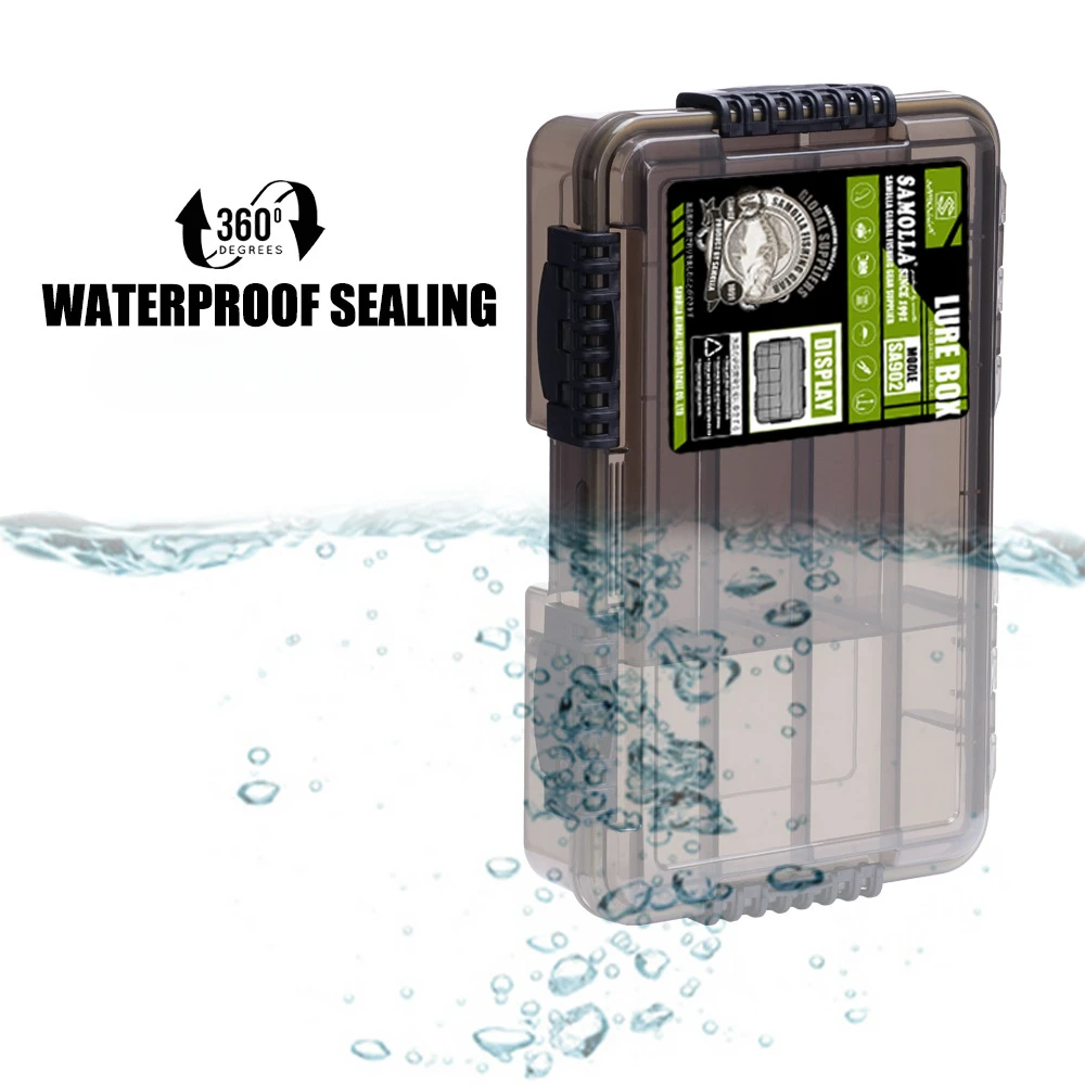 Samolla New Waterproof King Lure Lure Fake Lure Storage Box Fishing Parts Box Fishing Tackle Box image 5