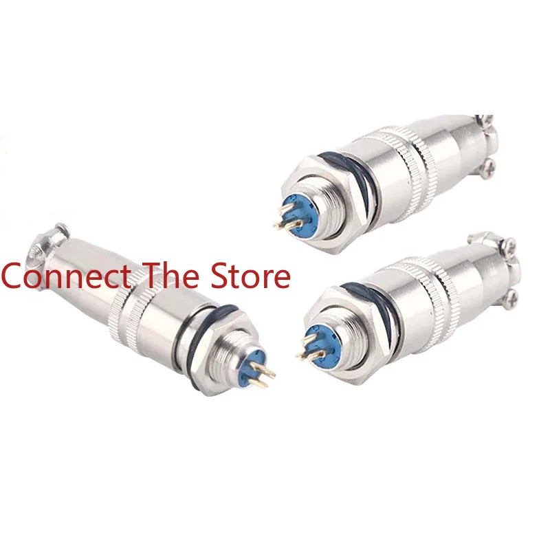 2PCS XS10JK-3P/Y Aviation Plug XS10-3-core M10-3-core Push-pull   Sensor Connector Connection