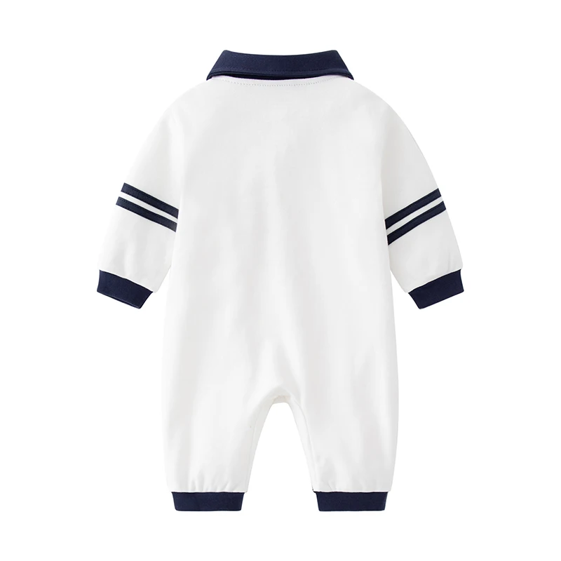 Baby onesies, cotton simple spring and autumn style long-sleeved climbing clothes, boy baby Ha clothes fashion outerwear