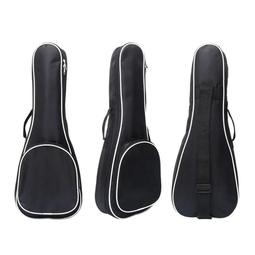 Portable 23-inch Ukulele Bag Oxford Cloth Thickened Mini Guitar Backpack Waterproof Shockproof 4-String Guitar Storage Bag