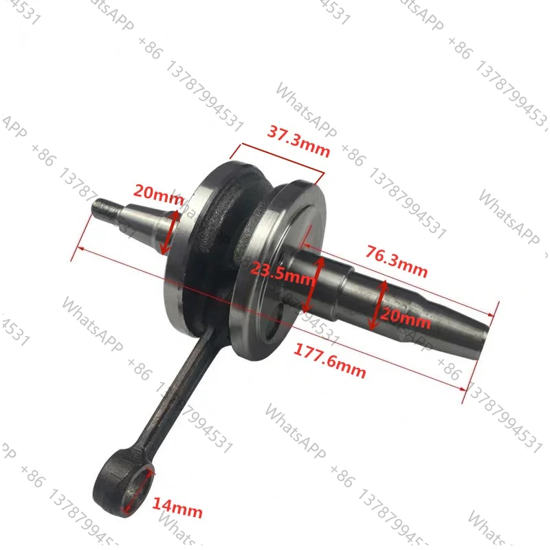 1Pc 650 / 950 Crankshaft+Connecting Rod Kit for ET650 ET950 145 145F 2 Stroke Gas Engine,800~900W Generator Parts