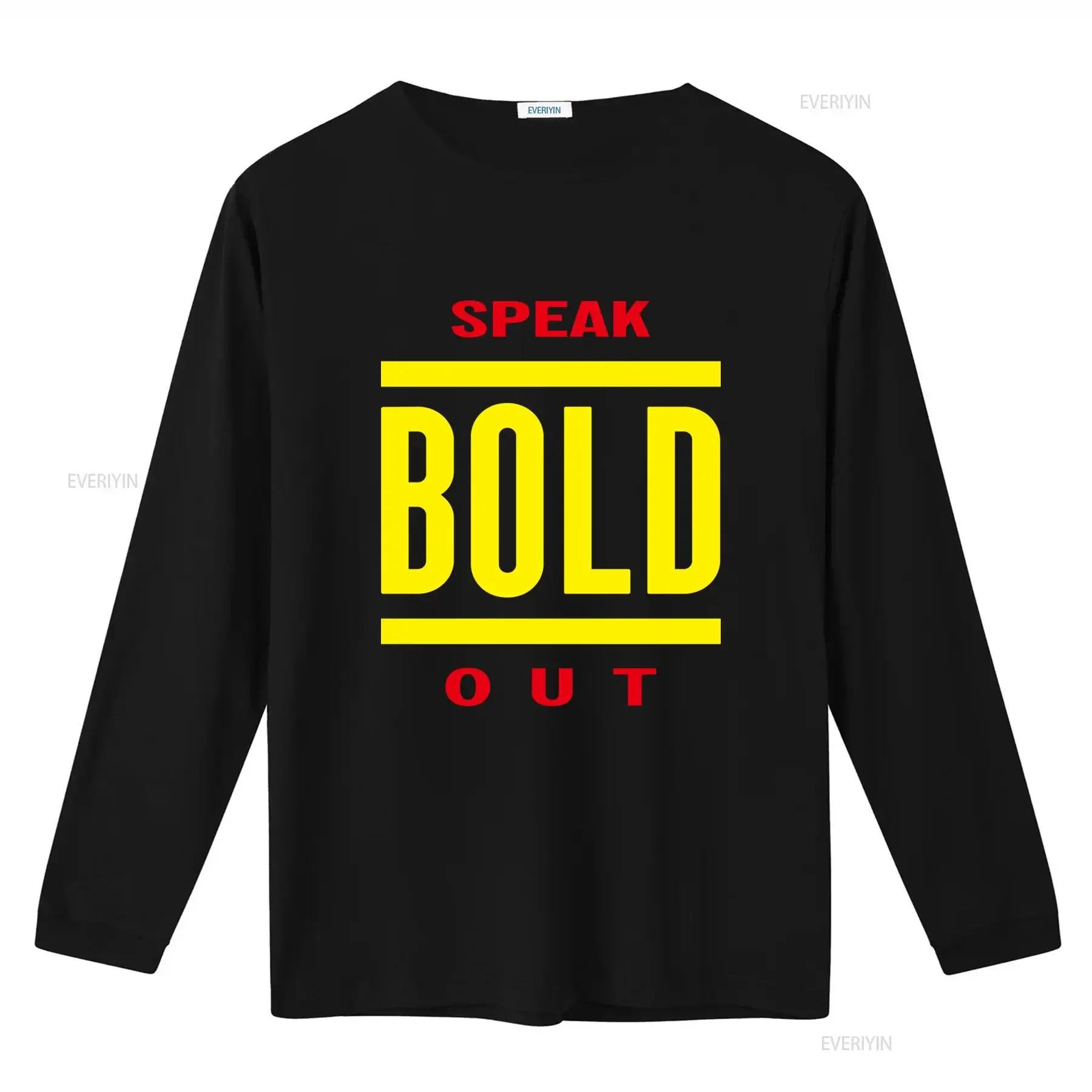 BOLD NYHC Hardcore Speak Out Youth Crew T Shirt for  vintage Washed Breathable Versatile Top For Everyday Wear homme
