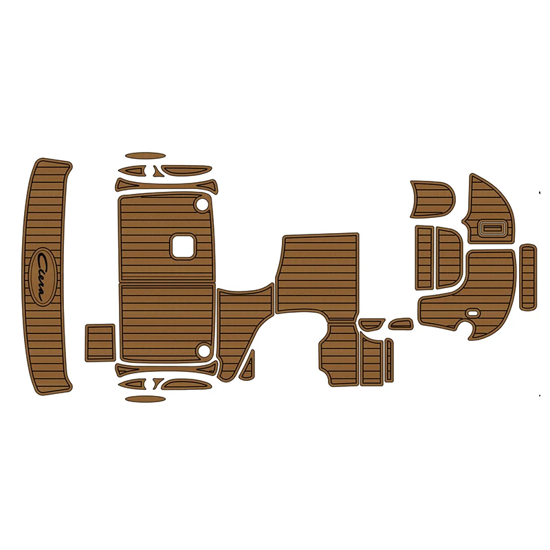 Изготовленные на заказ коврики из пенопласта Eva для гидроциклов, морские тяговые коврики для Bayliner 2655, платформы для плавания 2001, кокпита, аксессуары для лодок