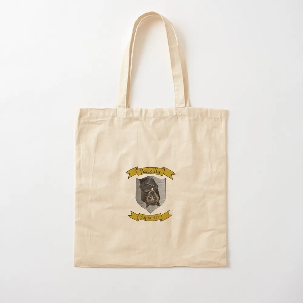 Batzilla - Batzilla Supporter! (gray) Tote Bag shopping bag logo shopping trolley bag