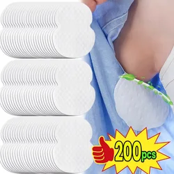 10-200 Sheets Disposable Underarm Armpit Sweat Pads Sweat-absorbing Patch Summer Deodorants Non-woven Pads Breathable Ultra-thin