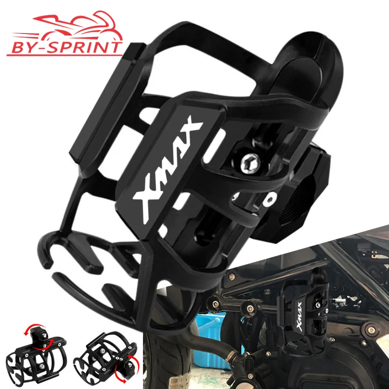 

For YAMAHA XMAX300 XMAX400/125/300 X-MAX 125 250 300 400 Motorbike Beverage Water Bottle Cage Drink Cup Holder Stand Mount Xmax