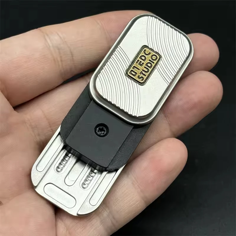 01EDC MINI Burger Mecânico Fidget Slider EDC TDAH Ferramenta Anti Estresse Fidgeting Stress Spinner Brinquedos