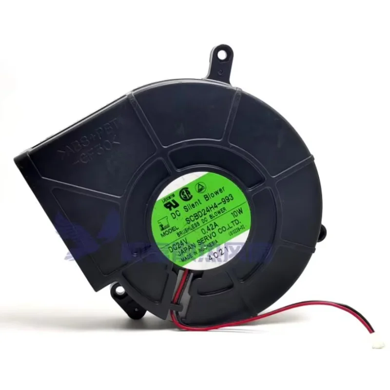 SERVO SCBD24H4-993 DC 24V 0.42A 10W 120x120x32mm 2-Wire Server Cooling Fan