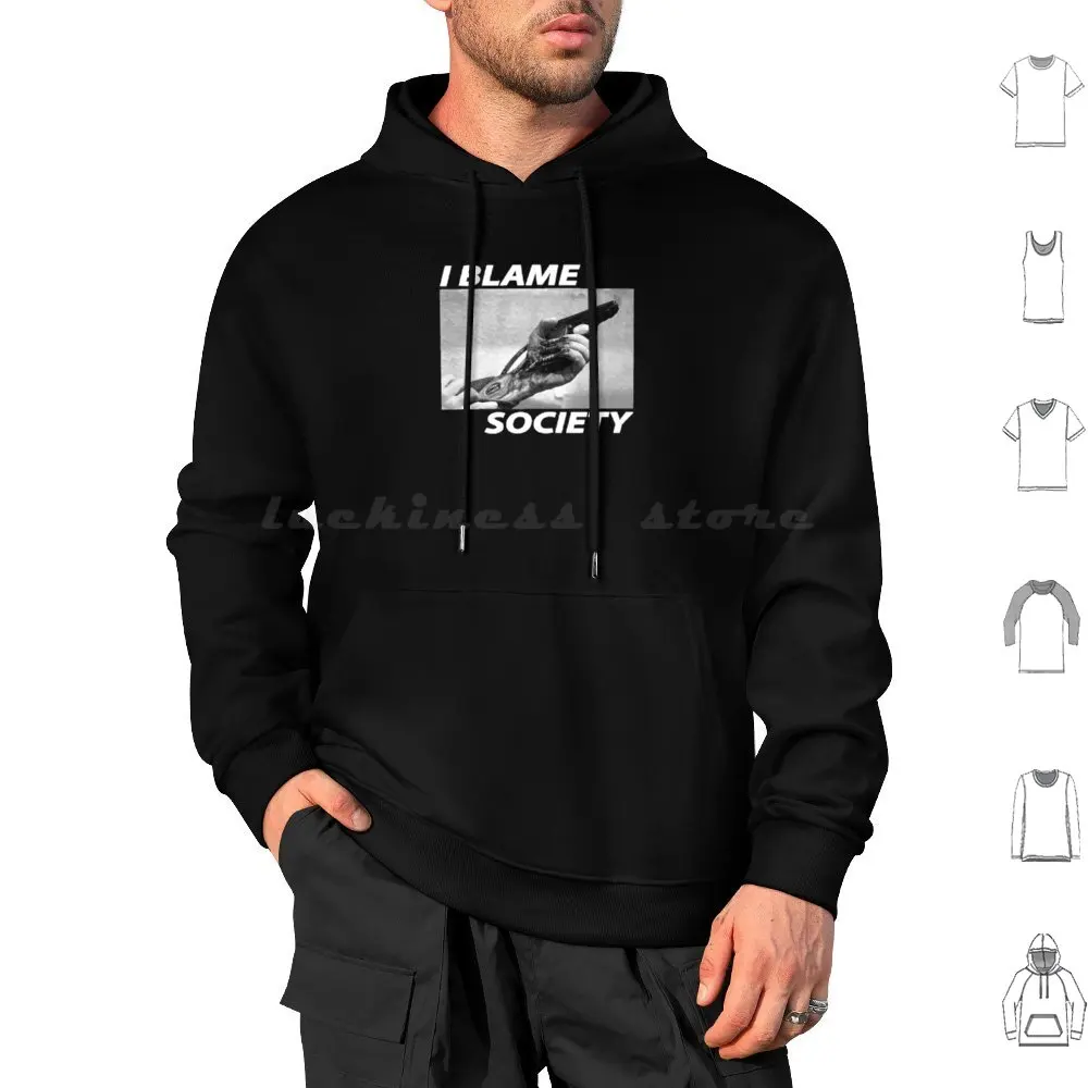 

I Blame Society Hoodie cotton Long Sleeve I Blame Society Totally Up Gregg Araki Queer Queer Movie Teen Movie Cult Movie