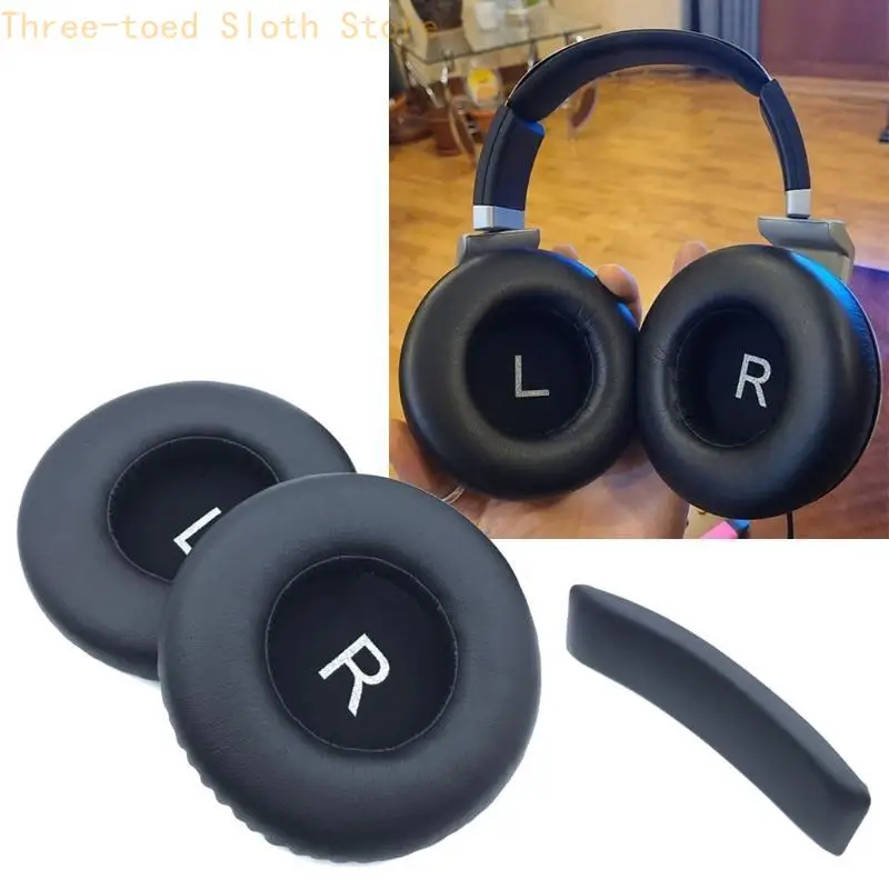 Stirnband für K550 K551 K553 Headset Leder Kissen Kopfhörer Hülse Abdeckung E74A – Detail 2