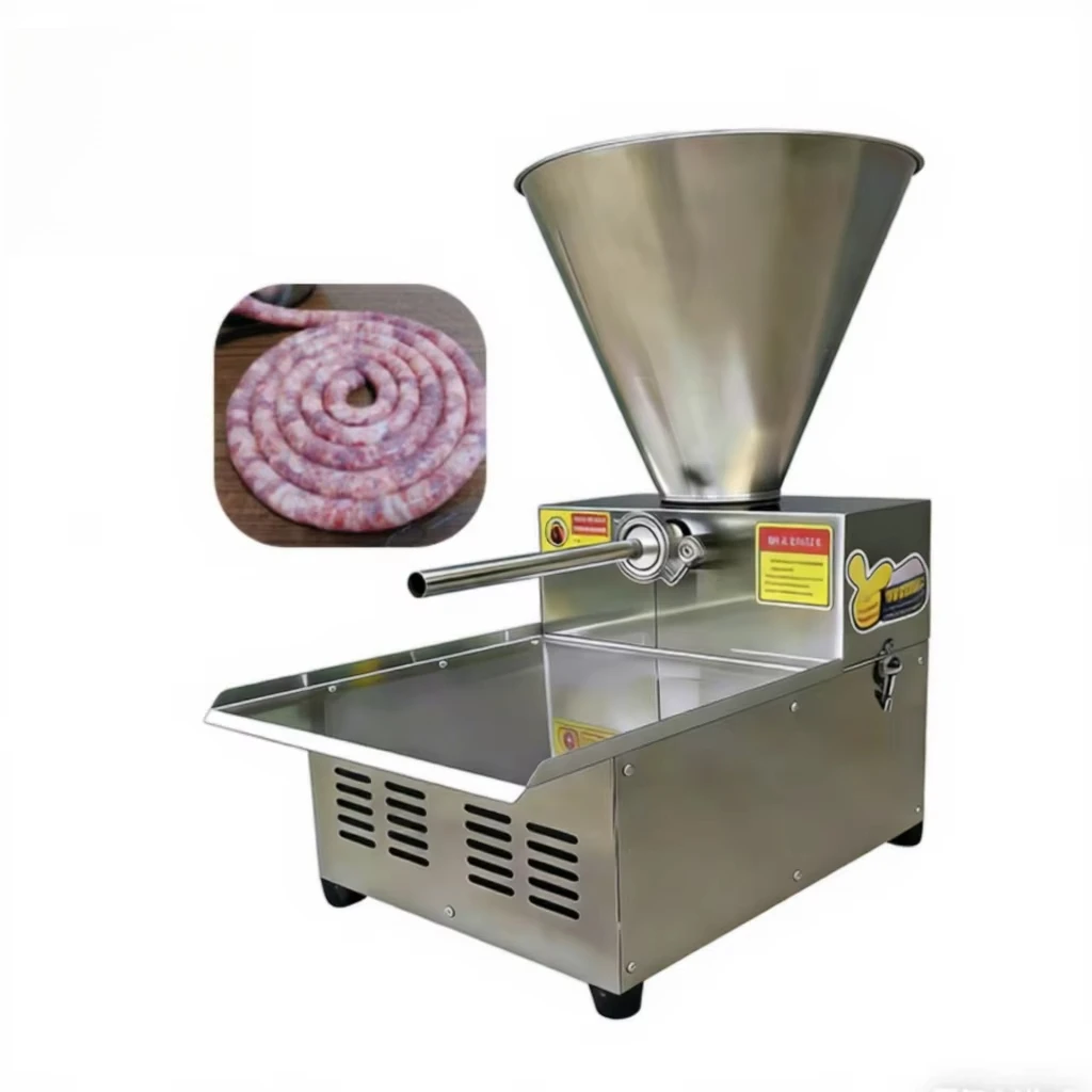 HN QDMECH Automatic High Capacity Glutinous Rice Sausage Filler Meat Stuffer Stainless Steel Sausage Making Machine
