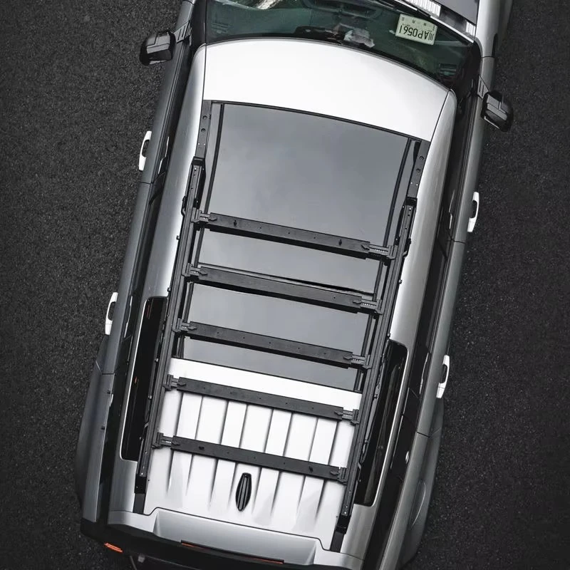 High Quality Aluminum Roof Cargo Basket Platform with Heavy Duty Design for 4x4 Off-Road Vehicle Lightweight