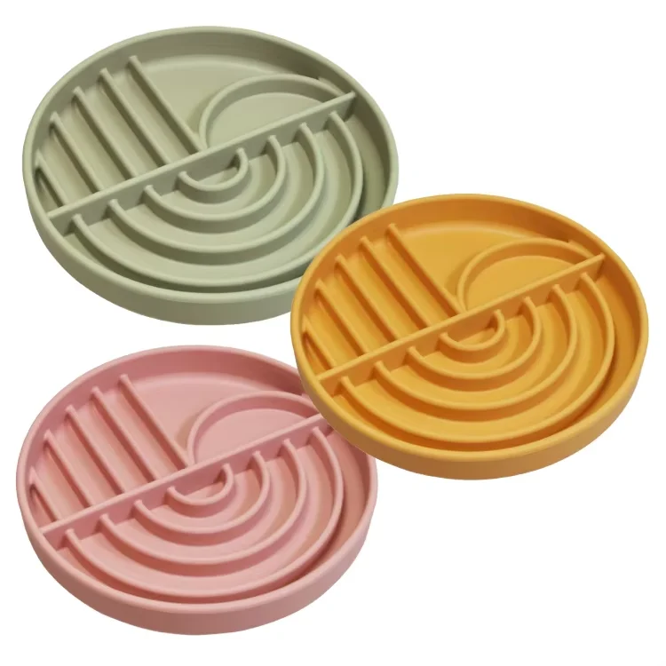 

Eco-friendly silicone dog bowl Modern luxury dog slow feeder
