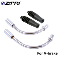 ZTTO Bicycle V-Brake Noodles Bend Tube Cable Guide Rubber Sleeves Linear Pull Brake Cable Guide Hose MTB Cycling Brake parts