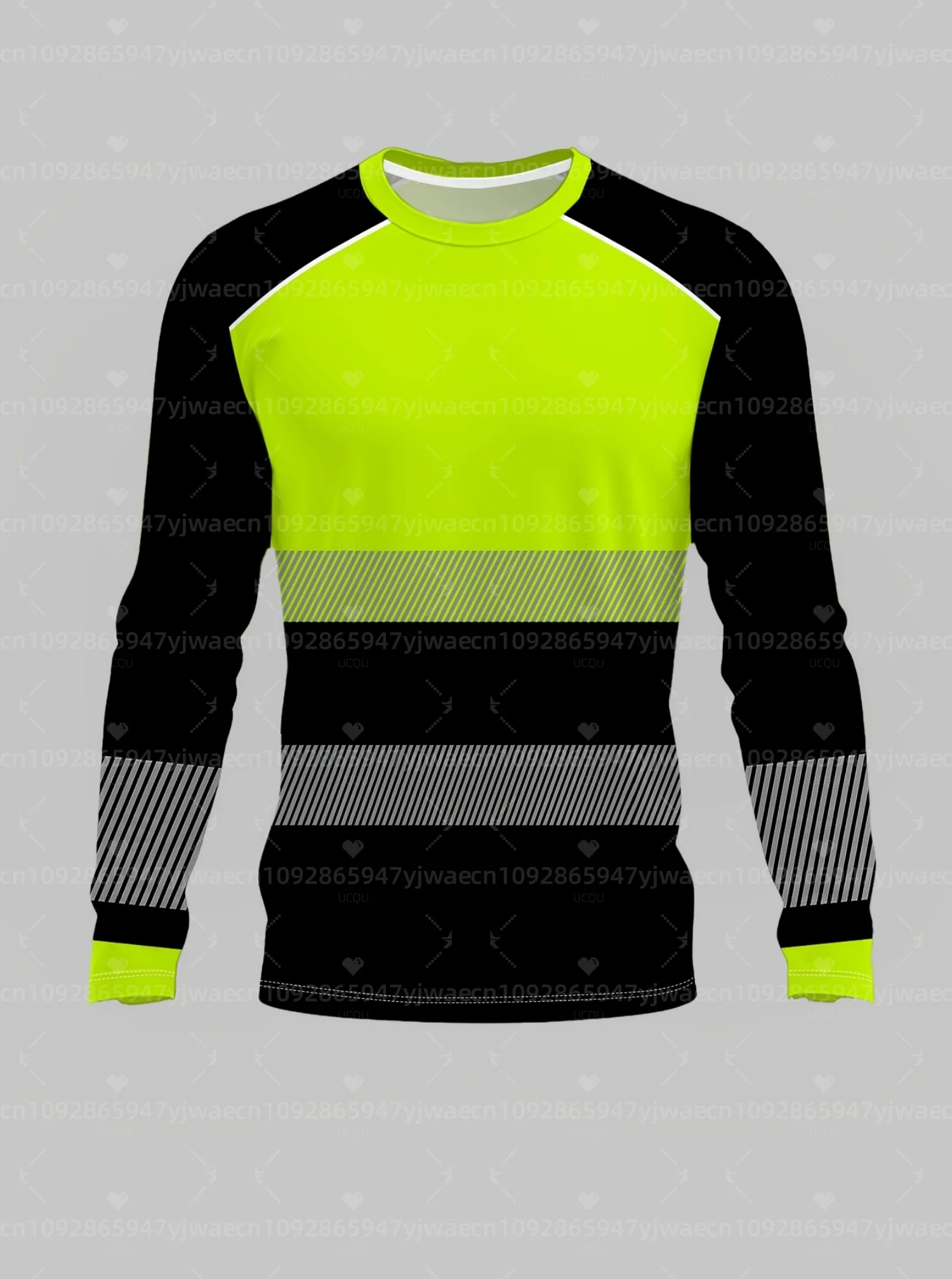 

Мужская полосатая футболка с длинным рукавом 2026 в уникальном рабочем стиле для повседневного ношения, унисекс, толстовка, пуловер, худи