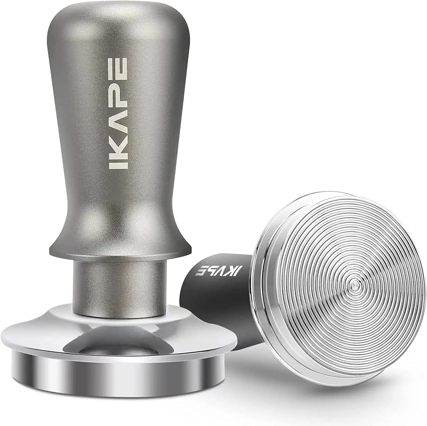 IKAPE V3 Espresso-Tamper, Premium-Barista-Kaffee-Tamper mit kalibrierter federbelasteter Basis-Tamper aus 100 % Edelstahl – Detail 3