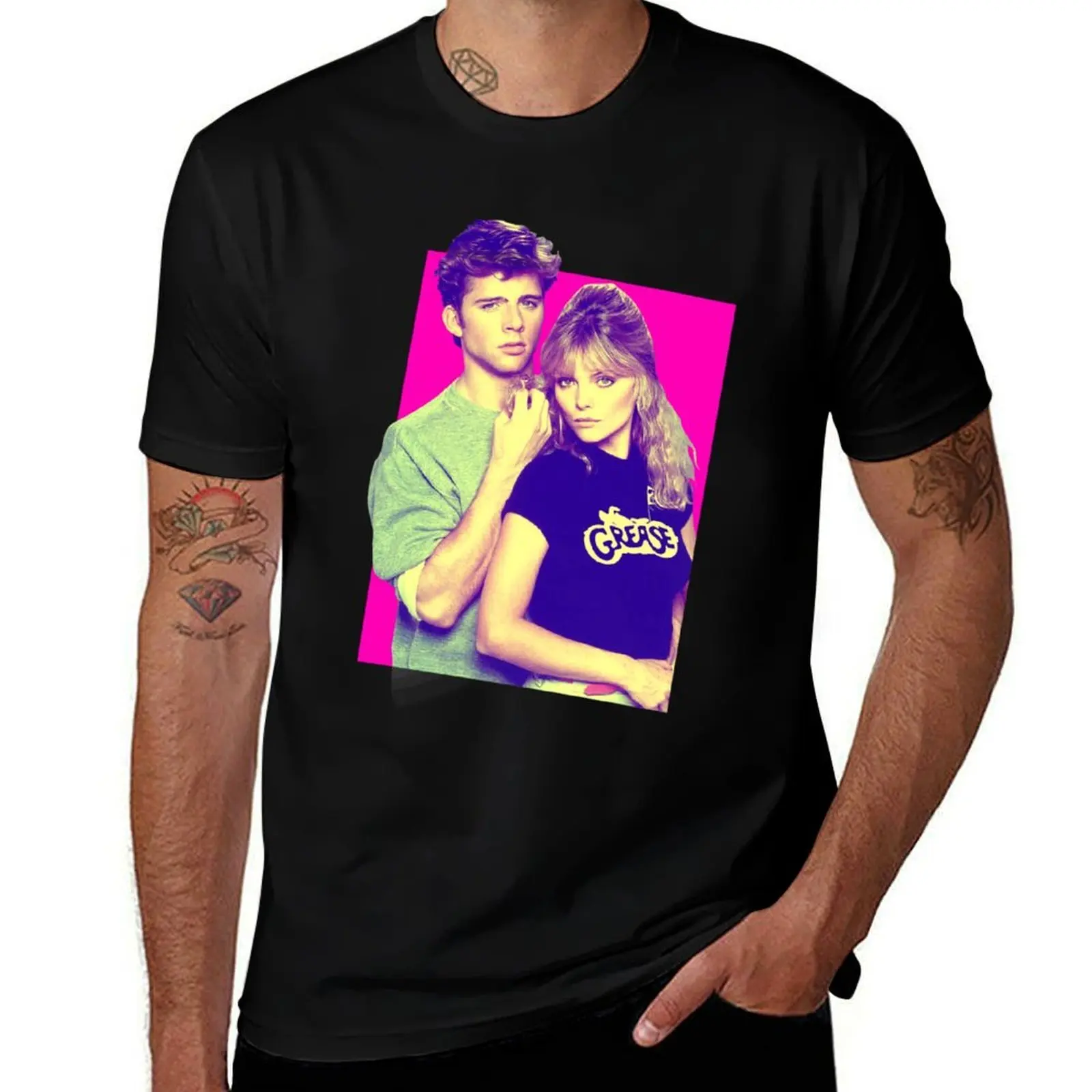 Grease 2 Premium T-Shirt Basic Casual Short Sleeve Cotton Shirt T-Shirt