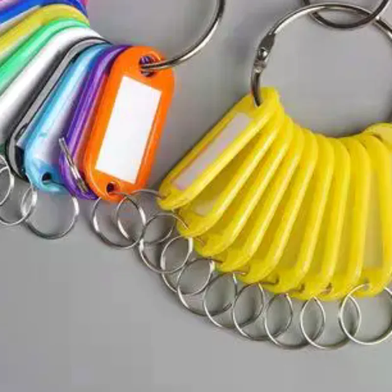 Leather Handheld Classification Key Card 10 Signboards Keychain Hanging Handheld Keychain Rentals Labels Storage Tags