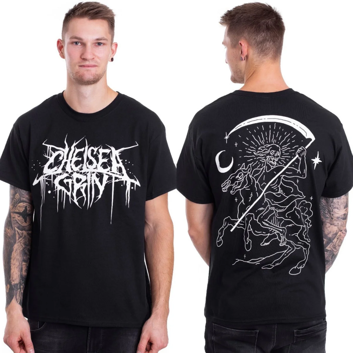 Best Chelsea Grin Graphic Cotton T-shirt Unisex Summer Short Sleeve Fashion Brand Tee Luxury Casual Vintage Tees