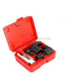 5pcs Oxygen Sensor Wrench Kit Thread Chaser Tool Fit for Auto O2 Socket Removal Install Offset Vacuum Sensor Socket