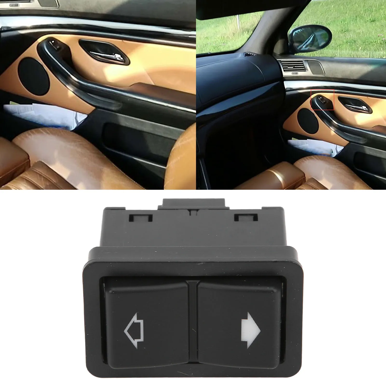 

61318368974 Auto Accessories Car Electric Window Regulator Button 61318368974 Replacement for 5‑Series 7‑Series E39 97‑03