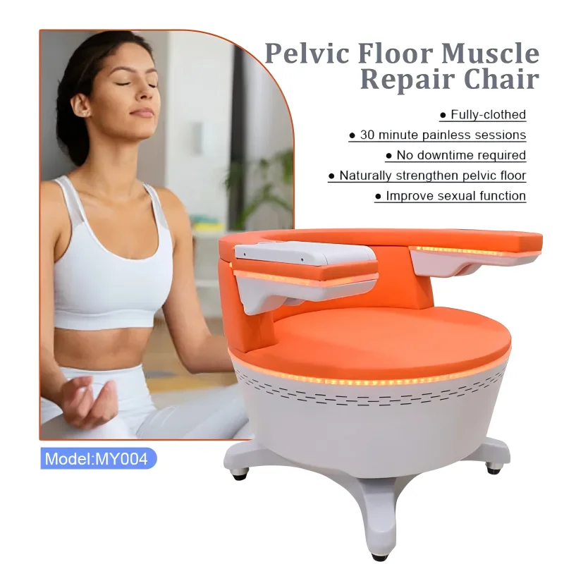 

Emslim RF Postpartum Recovery Pelvic Floor Muscle Stimulator Exercising Chair Body It Hip Urinary Incontinence Muscle