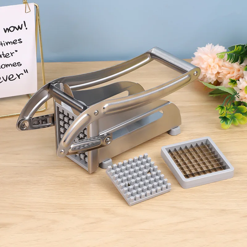 Household stainless steel potato cutting, hand-pressed French fries cutting