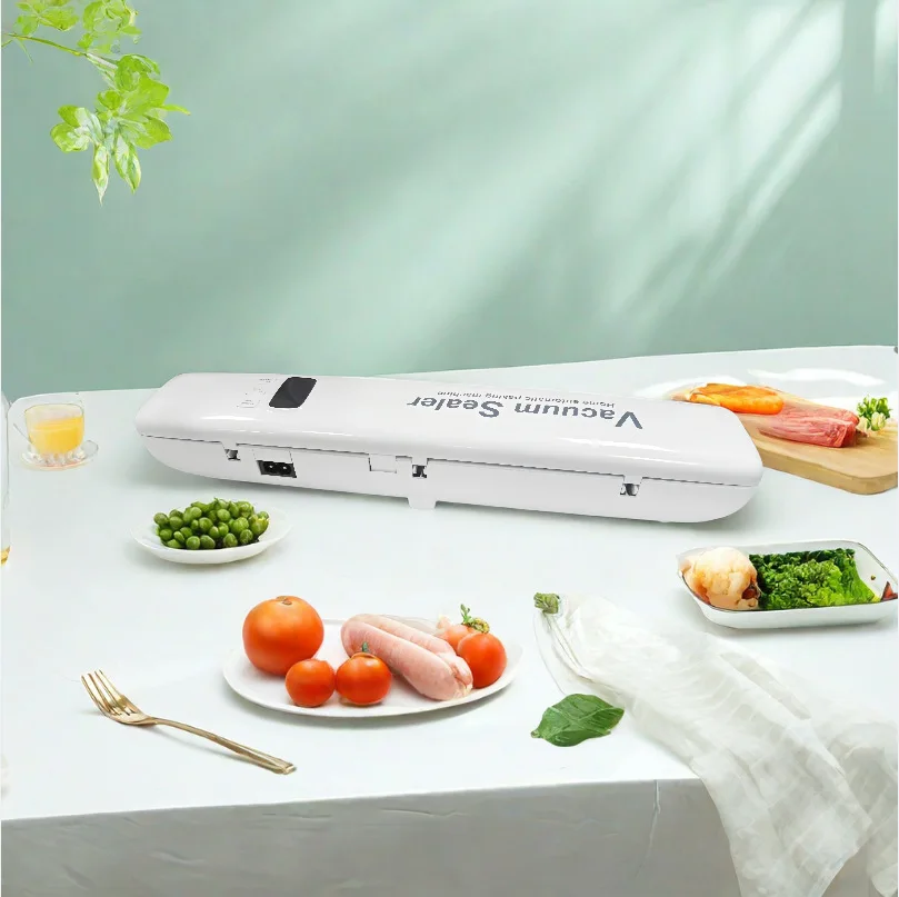 Macchina confezionatrice sottovuoto per sacchetti per alimenti Macchina confezionatrice sottovuoto Risparmio alimentare Nuovo di alta qualità per plastica elettrica domestica