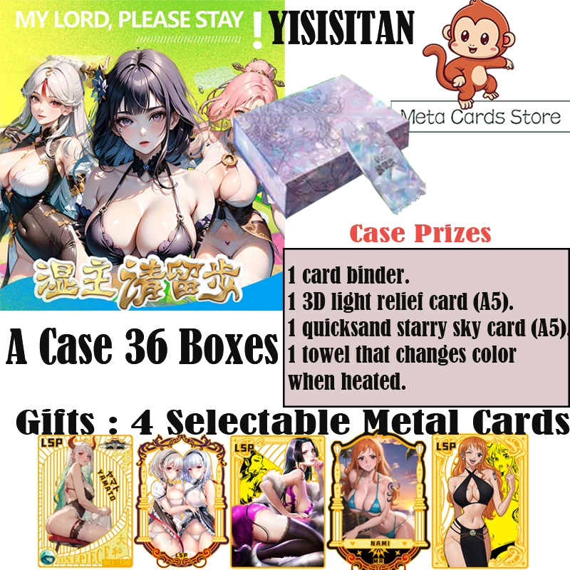 All\'ingrosso nuova carta da collezione della dea yisitan Anime Hobby CCG Game Card Doujin Booster Box