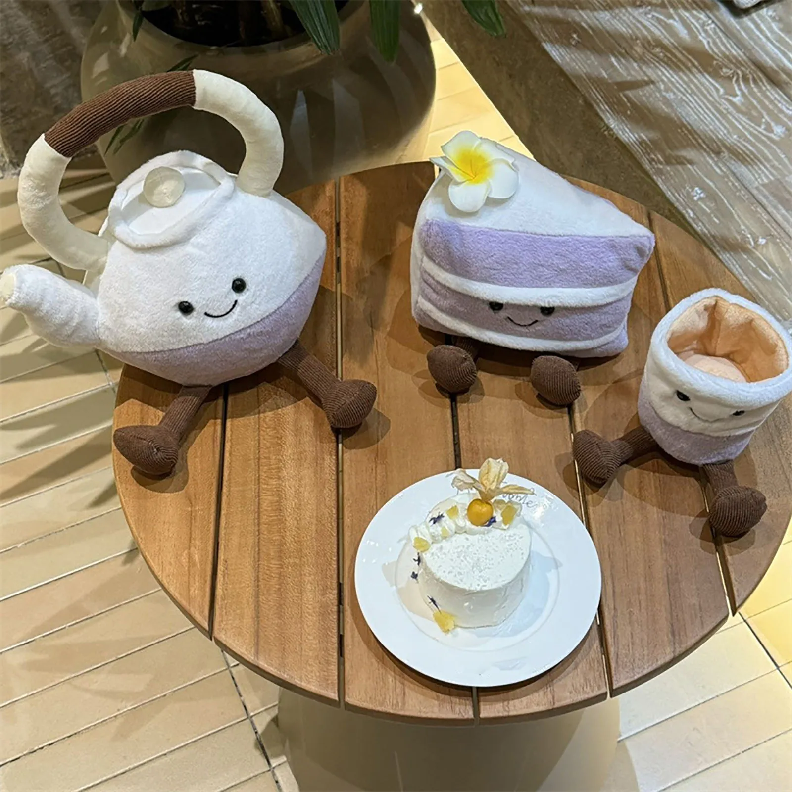 Kawaii Tee Tasse Plüsch Spielzeug Teekanne Gefüllte Puppe Nette Kaffee Tasse Plüsch Zimmer Dekoration Simulation Teekanne Liefert Kind Geburtstag Geschenke