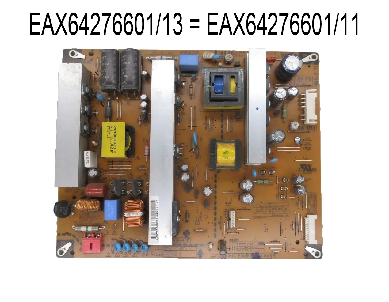 

Original EAX64276601/13 = EAX64276601/11 PSPF-L101A YXP6-42T4 Power Supply Board Be Suitable For TVs 42PA4500 42PA450C 42PM4700