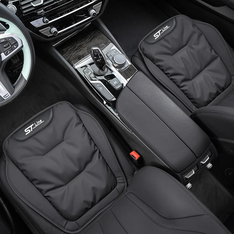 Car Seat Cushion For Ford ST Line Kuga MK3 MK4 S Max Focus Puma Fiesta Rear Seat Cover Fluffy Backrest Protective Cover