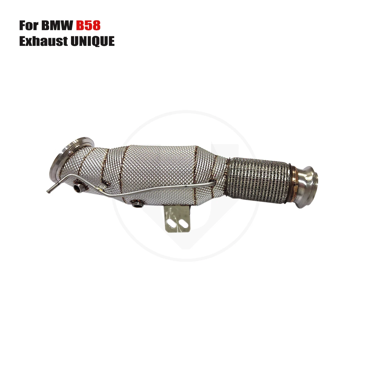 UNIQUE downpipe For BMW B58 SS304 exhaust with cat/ without cat downpipeWith insulator