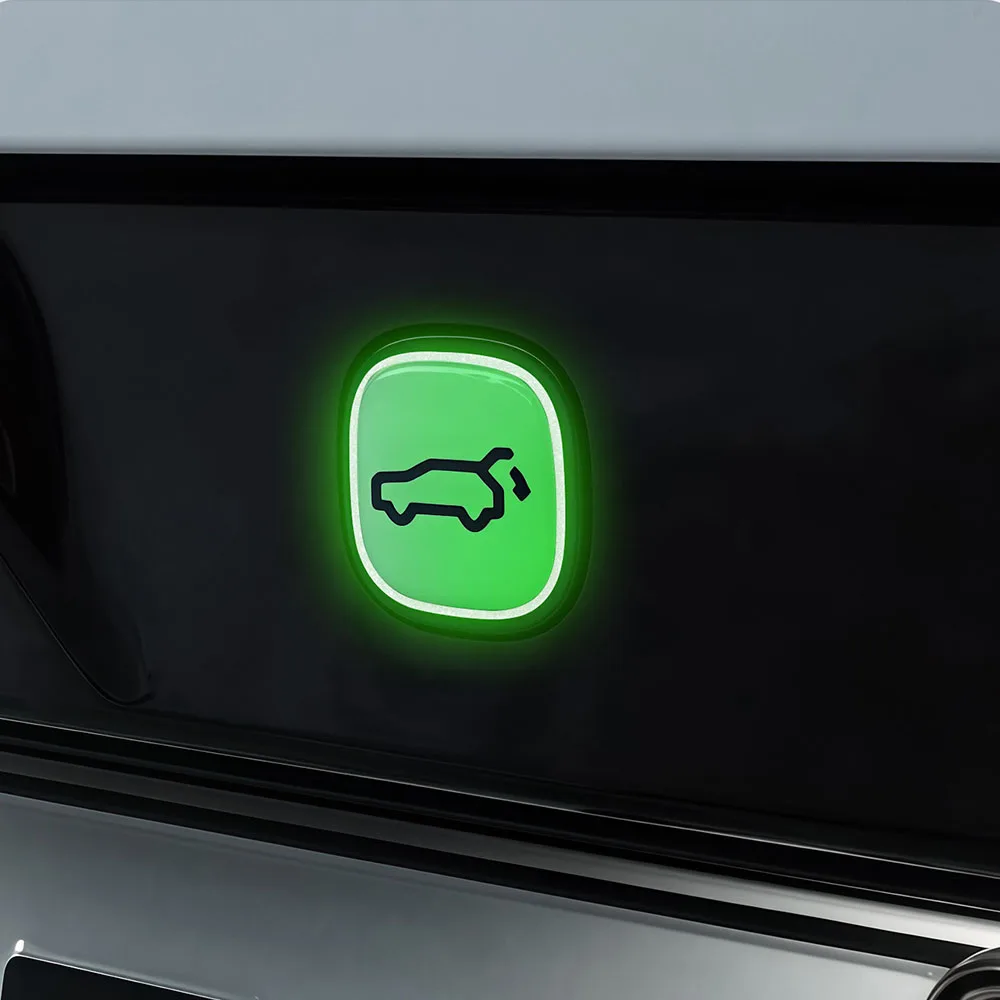 

Trunk Button Sticker For Xiaomi YU7 YU 7 2025 2026 Tailgate Luminous Warning Sticker Car Modification Accessories