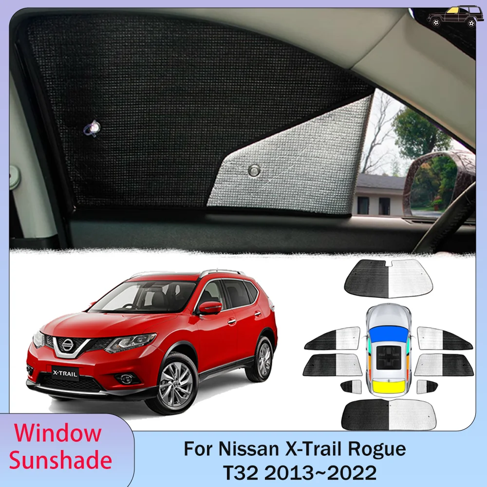

For Nissan X-Trail Rogue T32 2013~2022 2014 2015 2016 Car Sunshade Skylight Windshield Sun Shade Protector Parasol Accessories