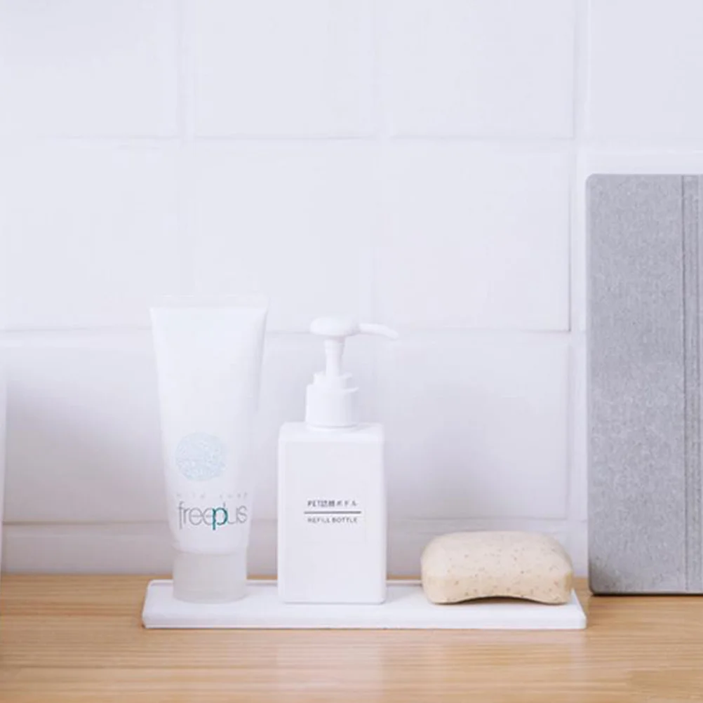 

Bathroom Grey Diatomite Soap Holder Tray Absorbent Nonslip Fast Drying Soap Dish Sink Coaster Basin Mat Bathroom Sink Coasters