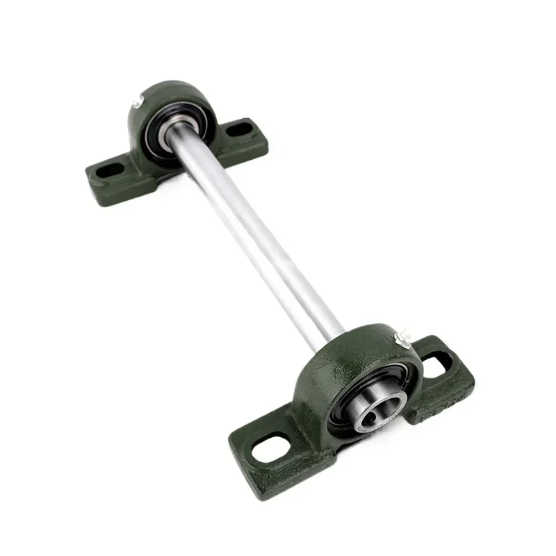 

2026 Optical axis linear guide axis OD12/15/17/20mm L100-550+2 vertical bearing fixed seat outer spherical support seat