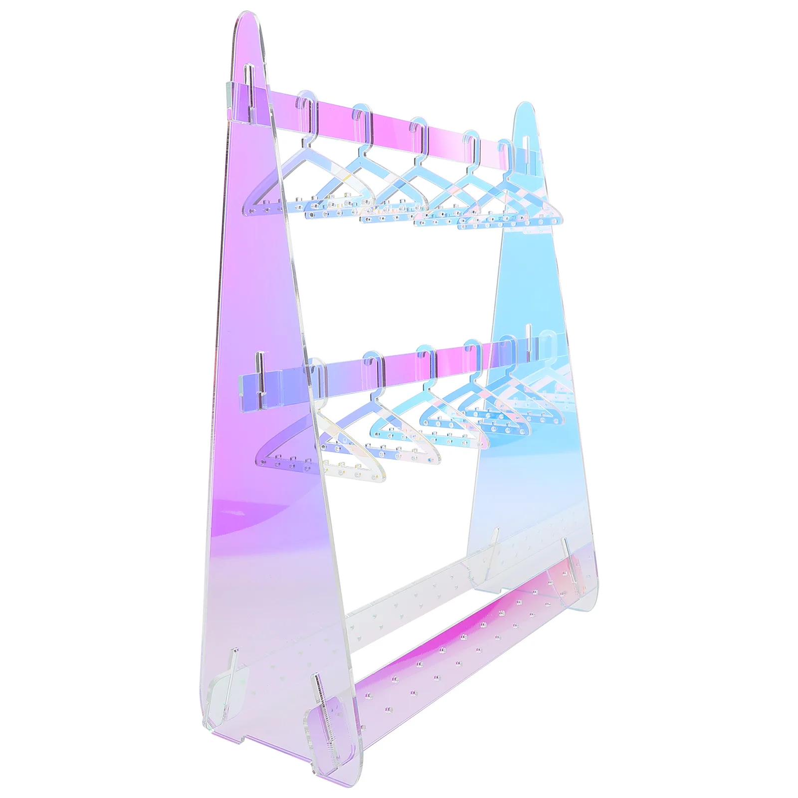 

Transparent Acrylic Jewelry St Holder Rack for Earrings Necklace Display ganizer Hanger Desktop Storage Solution