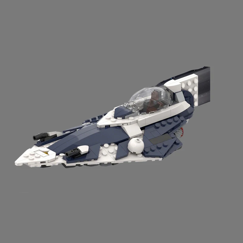 233 PCS Plane Polaris Delta-7 Light Fighter MOC Customize Modular Building Block Design Brick Popular DIY Holiday Toy Gifts - view 4