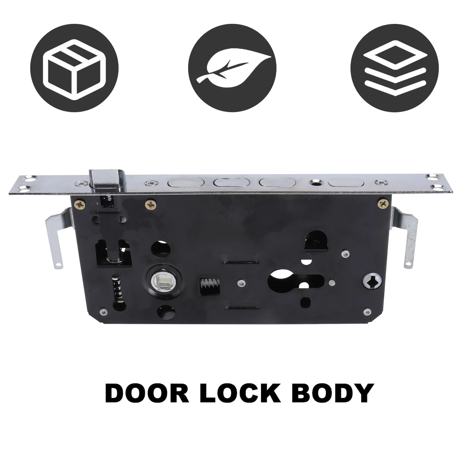 1Pcs Anti-Theft Door Lock Body High Quality Iron Lock Body Easy Adjustment for Opening Direction Fashionable