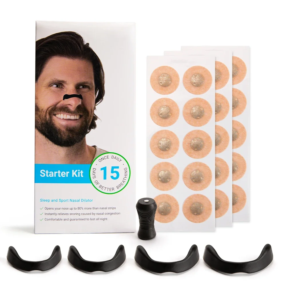 

Sport Nasal Dilator Sleep Nasal Breathing Dilators Starter Kit Nose Breathe Strips Magnetic Nasal Strips Reduce Snoring