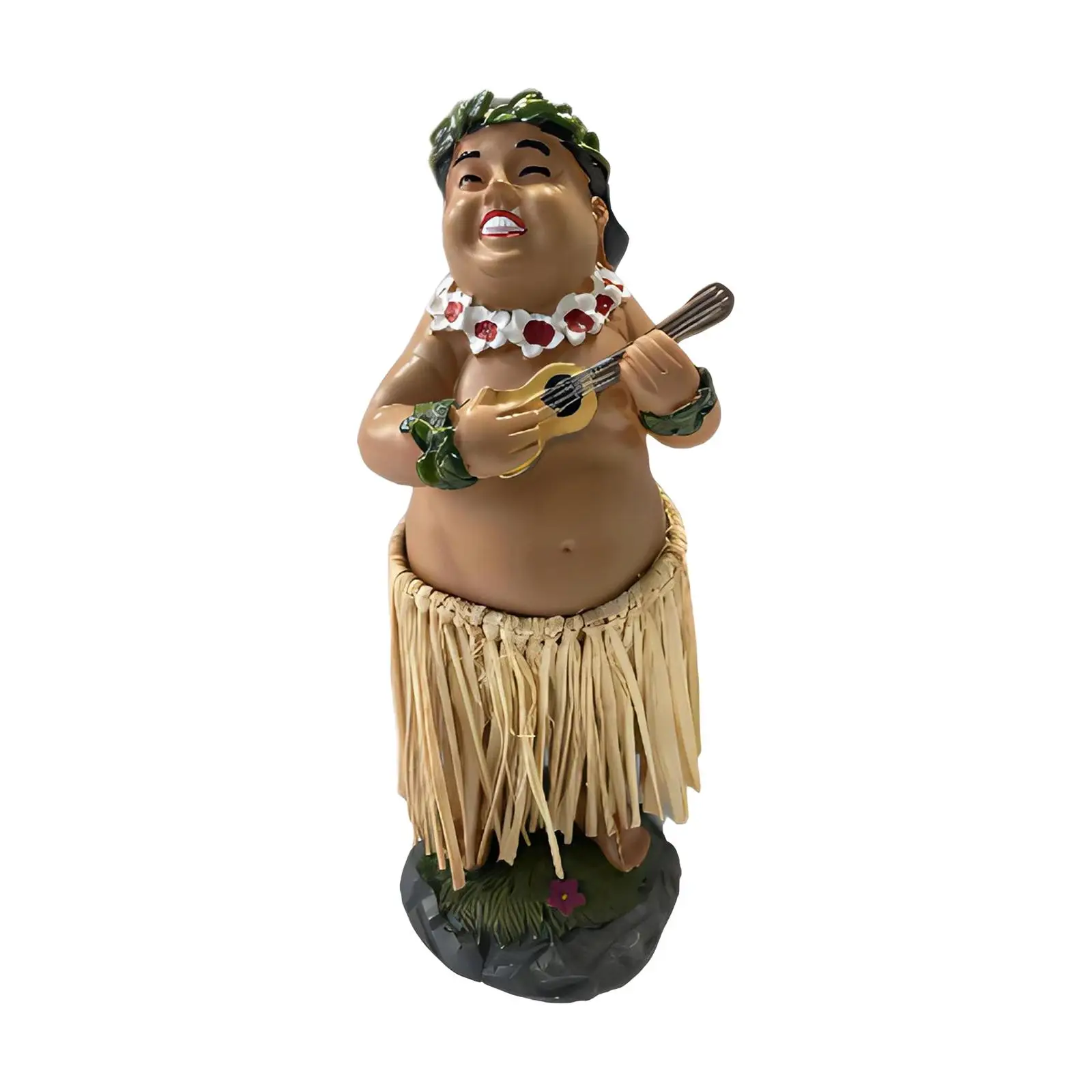 Hawaiian Girl Posing Hawaiian Dashboard Doll Dancer Home Decor Collectible Figurines Decorative Hawaiian Souvenir Birthday 16cm