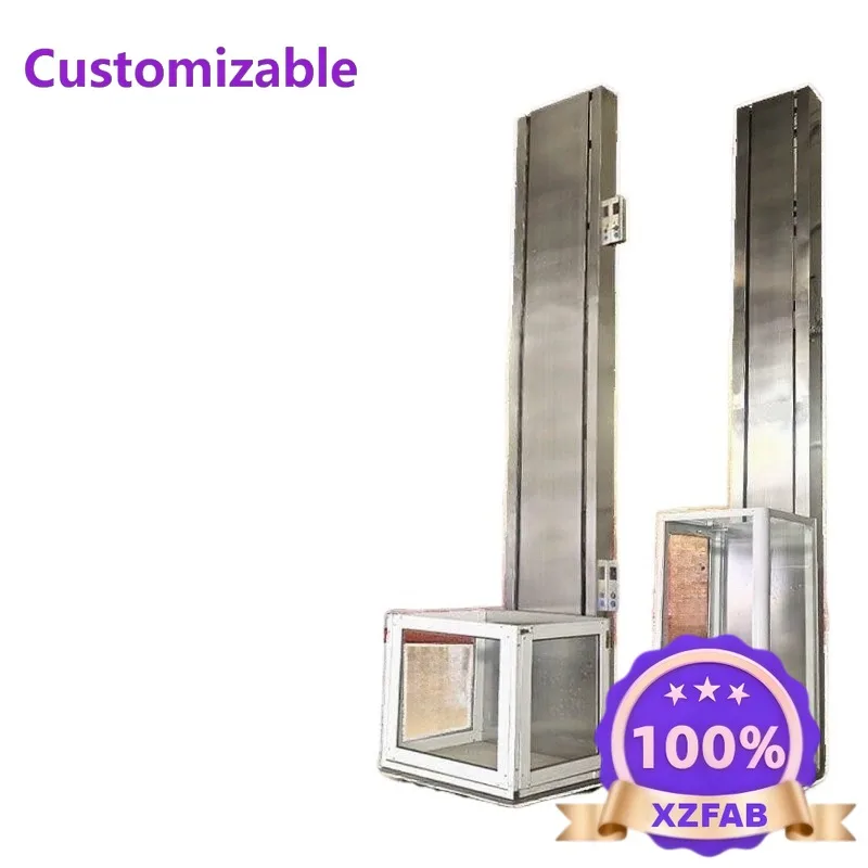 Factory Direct 2026 Practical Silent Hydraulic Lift Household Electric Hydraulic Freight Elevator Custom Anti Fall Safety Liftin