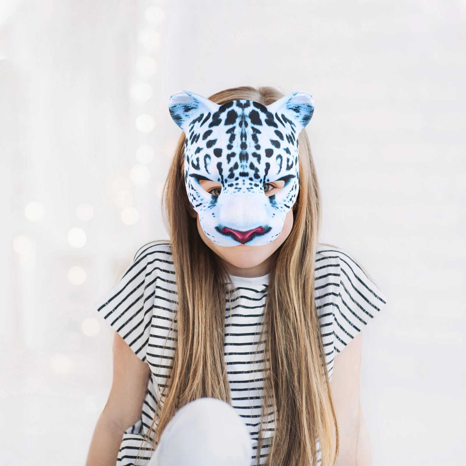 

3pcs EVA Animal Mask Half Face Snow Eco Friendly Carnival Party Masquerade Costume for Halloween Christmas Kids