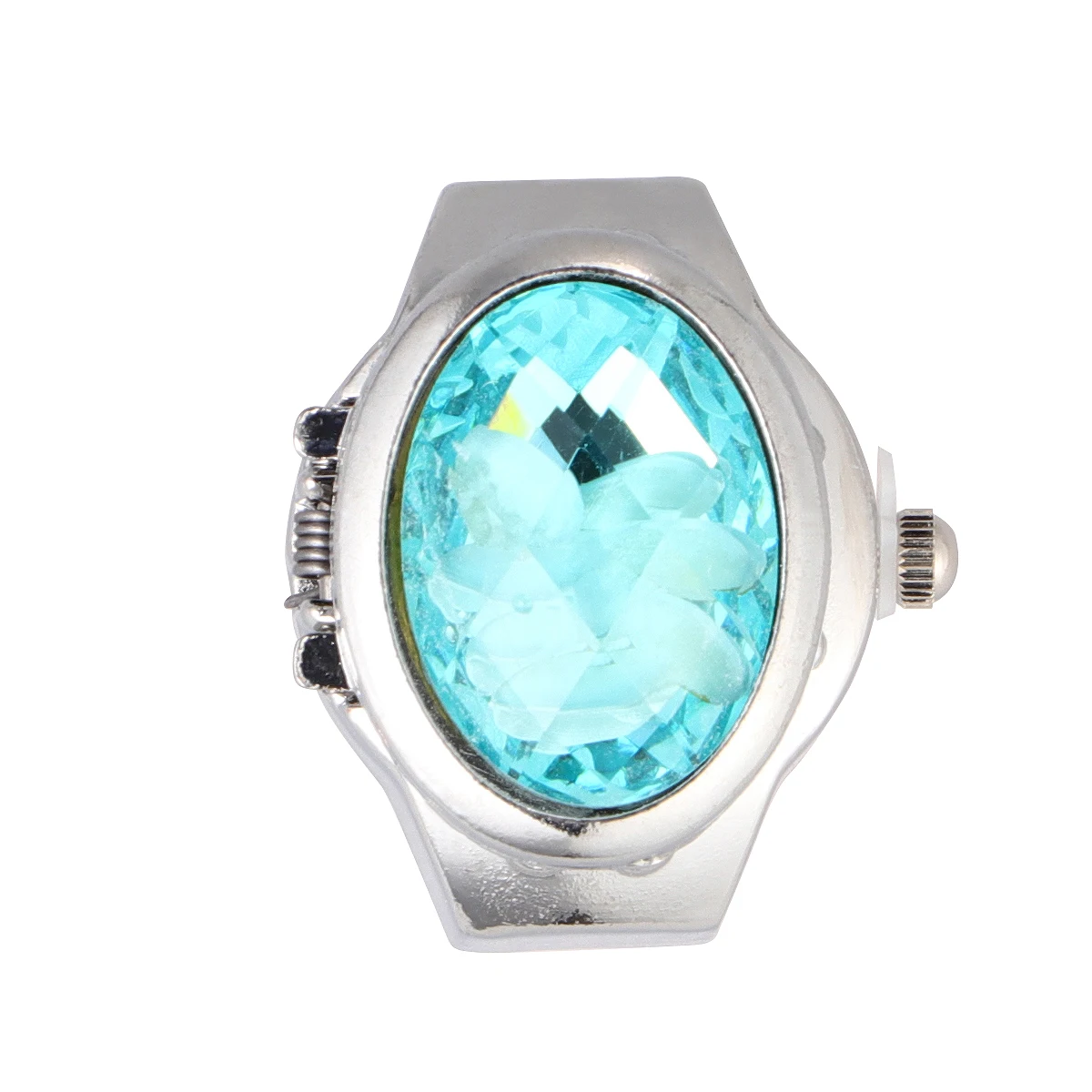 

Oval Finger Watch Women Ring Watches for Rings Mini Watch-shaped Unisex Fashion