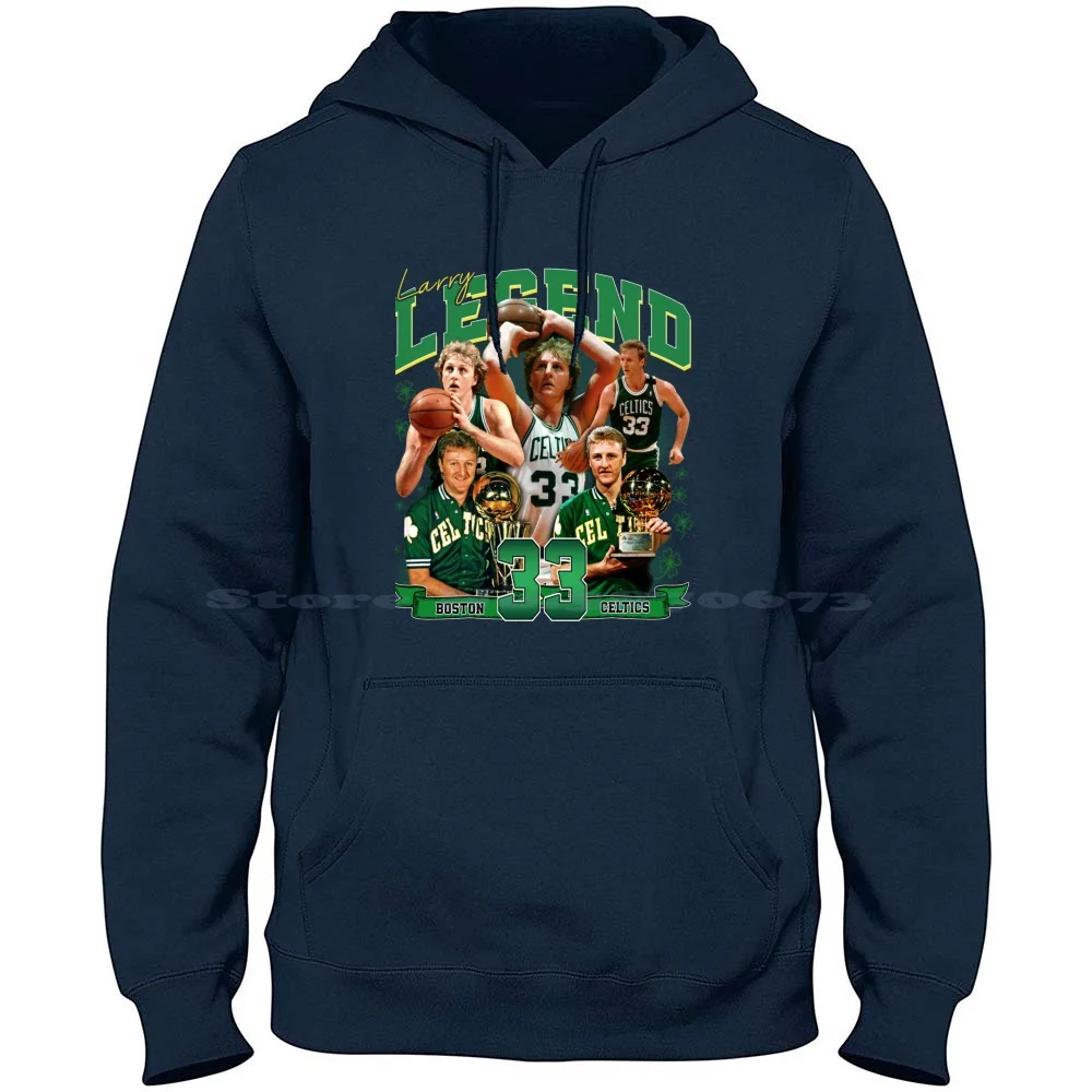 Larry Bird Larry Legend Air Bird Basketball Signature Vintage 100% Cotton Hoodie T Shirt Zach Lavine Basketball Derrick Rose