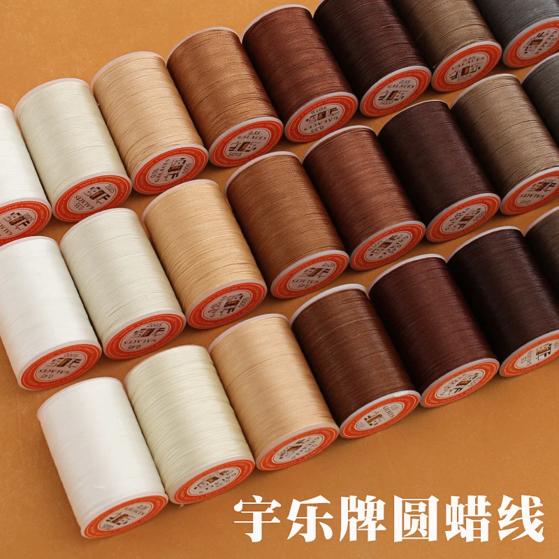 Bag Parts Hand-sewn Round Wax Thread Polyester Thread Can Be Sintered Handmade DIY Leather Thread