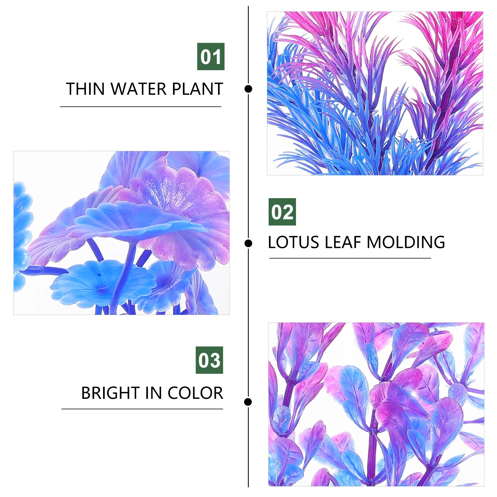 

5pcs Coral Reef Tank Decor Set Artificial Plants Aquarium Layout Fake Mountain For Large Fish Tanks Plastic Aquarium Accessories